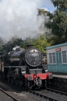 Norh York Moors Railway Steam train at Grosmont