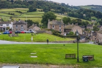 View from Black Bull in Reeth