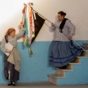Folk dancing in Trás do Outeiro Portugal