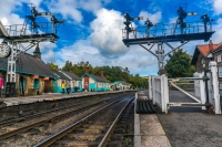 Signals at railway at Grosmont