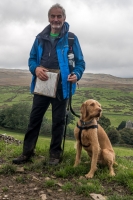 Dave and Alfie near Shap
