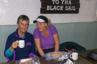 A welcome lunch break in the famous Black Sail YHA