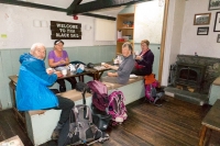 A welcome lunch break in the famous Black Sail YHA