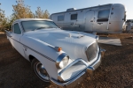 Vintage Studebaker and Airstream Trailer