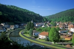 Canal at Lutzelbourg Alsace France Europe